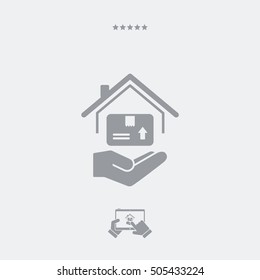 Delivery services - Minimal modern icon
