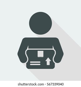 Delivery services - Vector flat icon