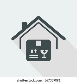Delivery services - Vector flat icon