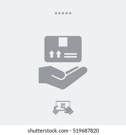 Delivery services - Vector web icon