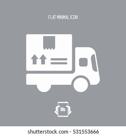 Delivery services - Vector web icon