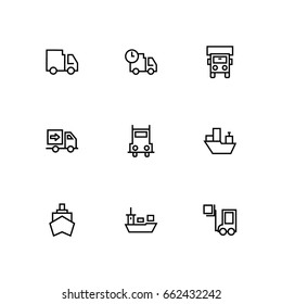 delivery set icon 