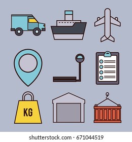 delivery and shipping design