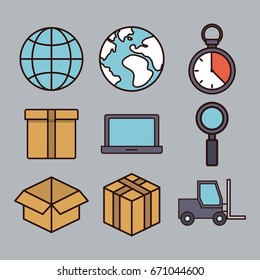 delivery and shipping design