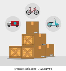 Delivery and shipping design