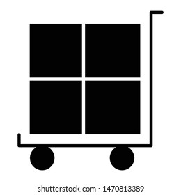 delivery shipping ecommerce icon or logo illustration. Perfect use for website, design, pattern, etc.