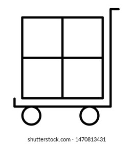 delivery shipping ecommerce icon or logo illustration. Perfect use for website, design, pattern, etc.