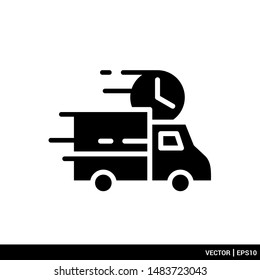 Delivery and shipping icon transportation vector illustration logo template. EPS 10