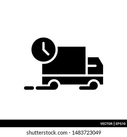 Delivery and shipping icon transportation vector illustration logo template. EPS 10