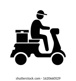 Delivery and shipping icon, vector graphics
