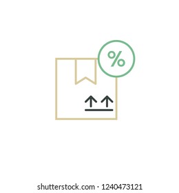 delivery and shipping vector icon