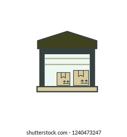 delivery and shipping vector icon