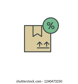 delivery and shipping vector icon