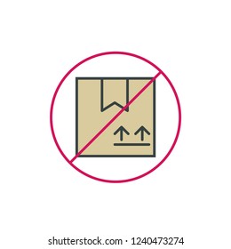 delivery and shipping vector icon
