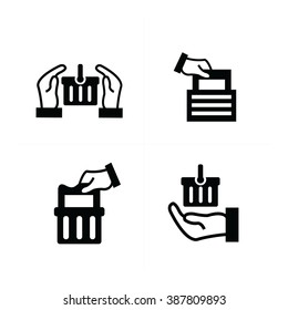 delivery Shopping  Icon Set
