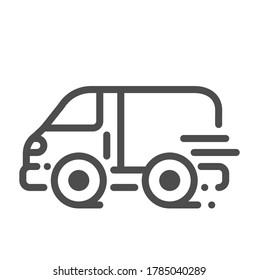 Delivery shopping online delivery service concept icon.