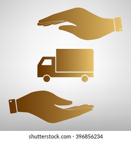 Delivery sign Golden Effect.