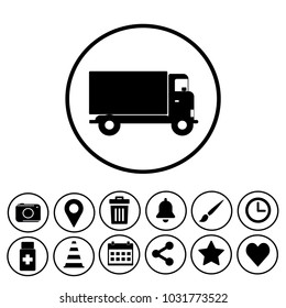 delivery sign icon