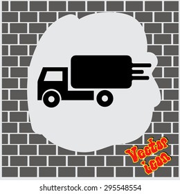 delivery sign icon