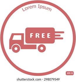 delivery sign icon