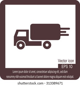 delivery sign icon