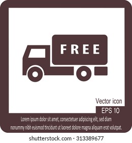 delivery sign icon