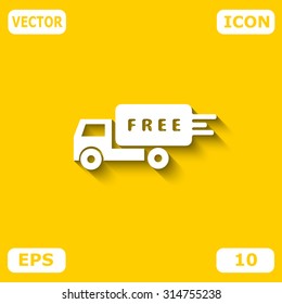 Delivery sign icon
