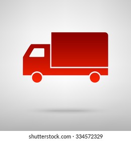 Delivery sign illustration
