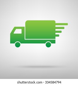Delivery sign illustration