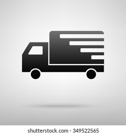Delivery sign illustration