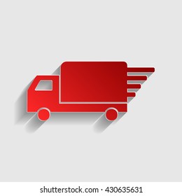 Delivery sign illustration