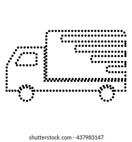 Delivery sign illustration