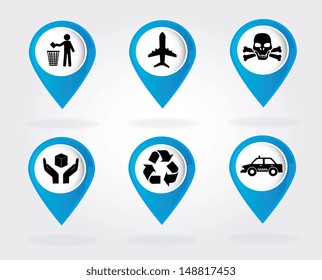delivery signals over gray background vector illustration