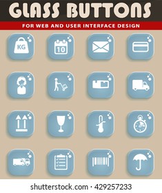 Delivery simply symbol for web icons and user interface