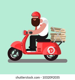 Delivery sketch boy