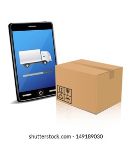 delivery with smart phone 