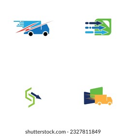Delivery solution logo design,Delivery service, Delivery express logo design,Delivery man courier holding box,Logo design vector template Negative