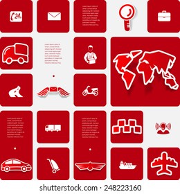 delivery sticker infographic