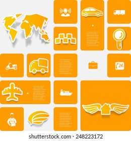 delivery sticker infographic