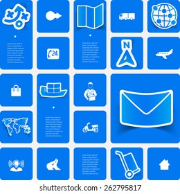 delivery sticker infographic