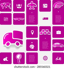 delivery sticker infographic