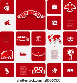delivery sticker infographic