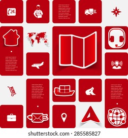 delivery sticker infographic