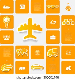 delivery sticker infographic