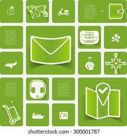 delivery sticker infographic