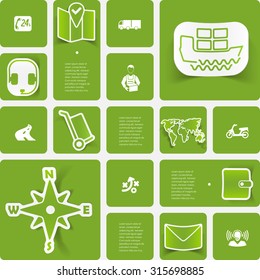 delivery sticker infographic