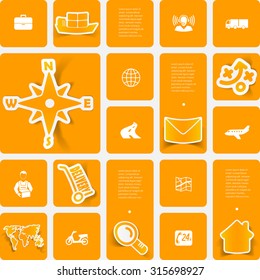 delivery sticker infographic