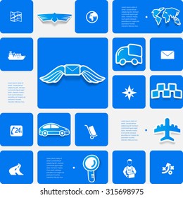 delivery sticker infographic