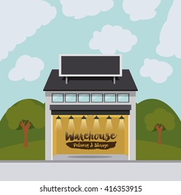 delivery and storage warehouse design 