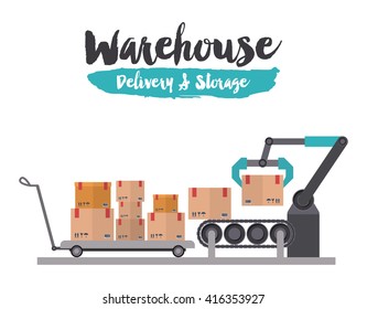 delivery and storage warehouse design 